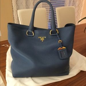 PRADA Saffiano large tote bag.
